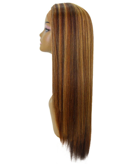 Yoko Aubum Brown Blend Curly Lace Front Wig