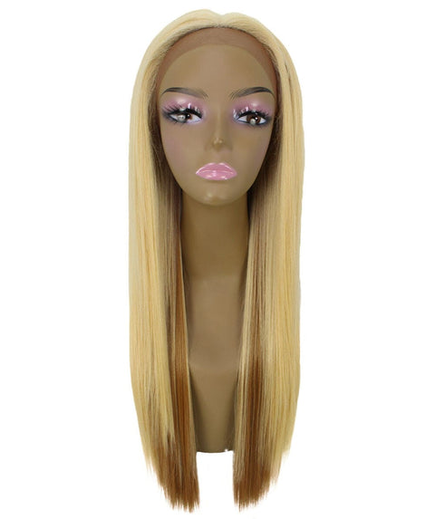 Yoko Golden Dark Blonde Curly Lace Front Wig