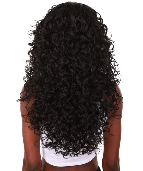 Mariah Black Curly Lace Front Wig