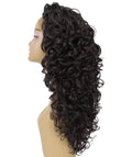 Mariah Dark Brown Curly Lace Front Wig