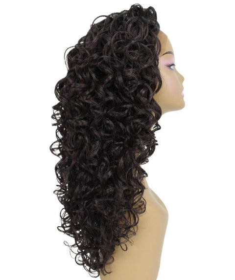 Mariah Dark Brown Curly Lace Front Wig