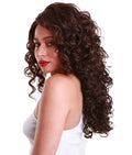 Mariah Medium Brown Curly Lace Front Wig