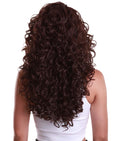 Mariah Medium Brown Curly Lace Front Wig