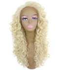 Mariah Light Blonde Curly Lace Front Wig