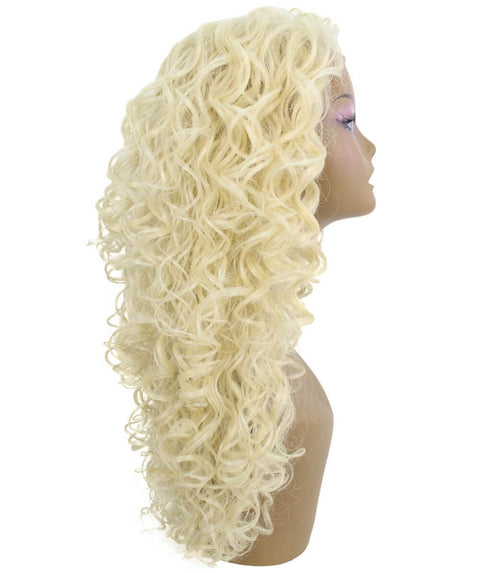 Mariah Light Blonde Curly Lace Front Wig