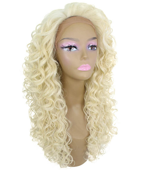 Mariah Light Blonde Curly Lace Front Wig