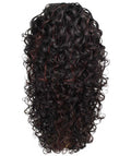 Mariah Black with Aubum Curly Lace Front Wig