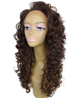 Mariah Brown with Golden Curly Lace Front Wig