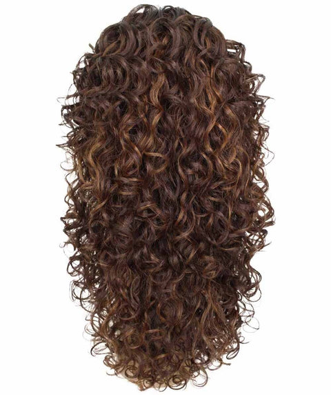 Mariah Brown with Caramel Curly Lace Front Wig