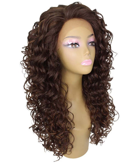 Mariah Brown with Caramel Curly Lace Front Wig