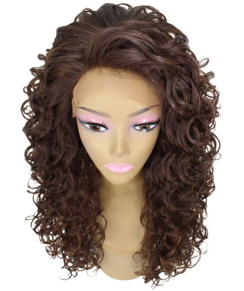 Mariah Brown with Caramel Curly Lace Front Wig
