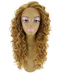 Mariah Blonde Blend Curly Lace Front Wig