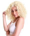 Ada Light Blonde Curly Bob Lace Front Wig