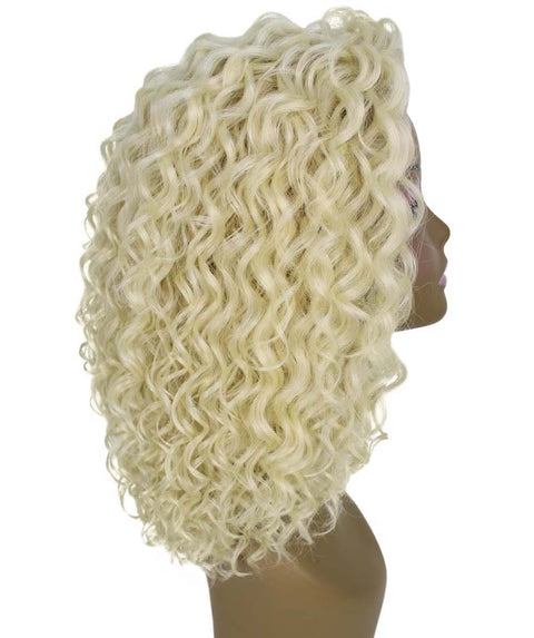 Ada Light Blonde Curly Bob Lace Front Wig