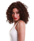 Ada Brown with Caramel Curly Bob Lace Front Wig