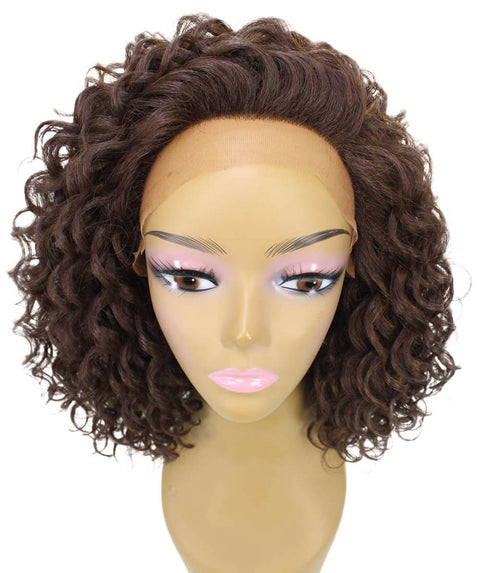 Ada Brown with Caramel Curly Bob Lace Front Wig