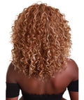 Ada Blonde Blend Curly Bob Lace Front Wig