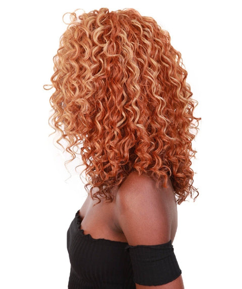 Ada Strawberry Blonde Curly Bob Lace Front Wig