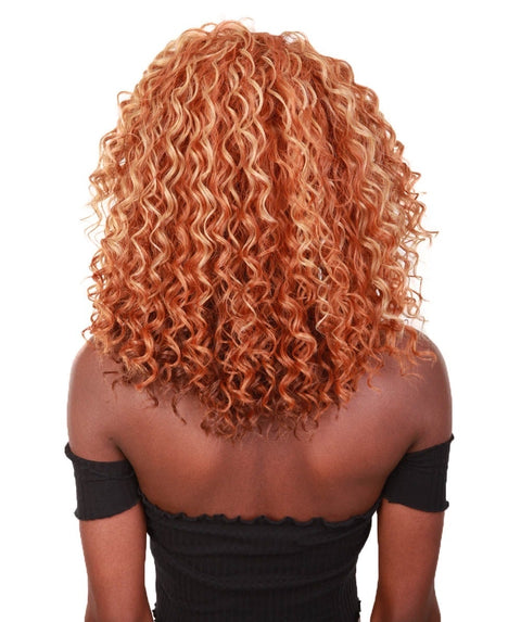 Ada Strawberry Blonde Curly Bob Lace Front Wig