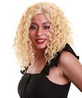 Ada Golden Dark Blonde Curly Bob Lace Front Wig