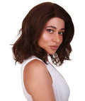Rayana Brown with Caramel Light Shag Bob Lace Front Wig
