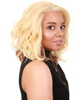 Rayana Golden Dark Blonde Light Shag Bob Lace Front Wig