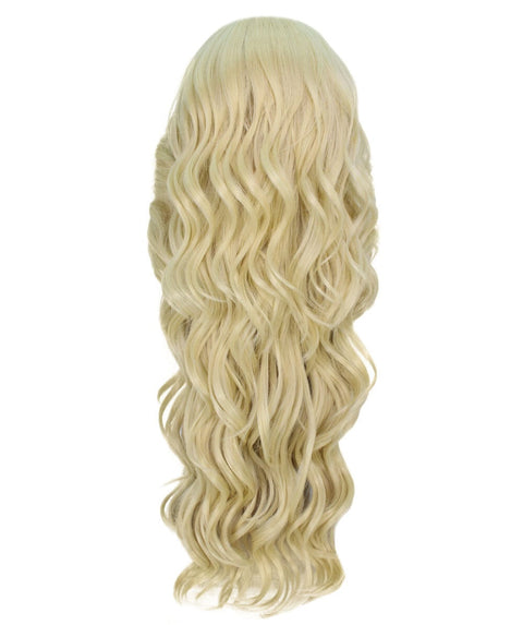 Asana Light Blonde Long Wavy Lace Front Wig