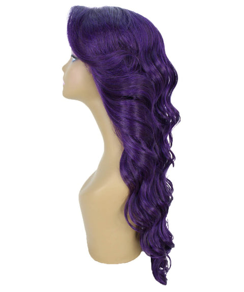 Asana Violet Blend Long Wavy Lace Front Wig