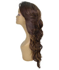 Asana Brown with Golden Long Wavy Lace Front Wig