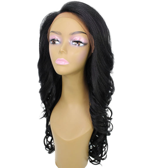 Kendra Black Wavy Lace Front Wig
