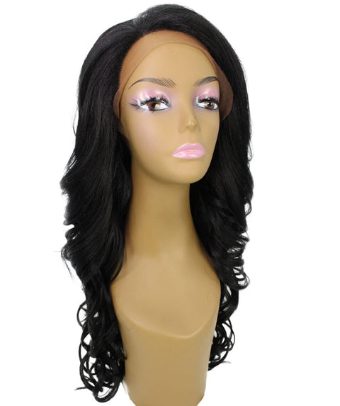 Kendra Black Wavy Lace Front Wig