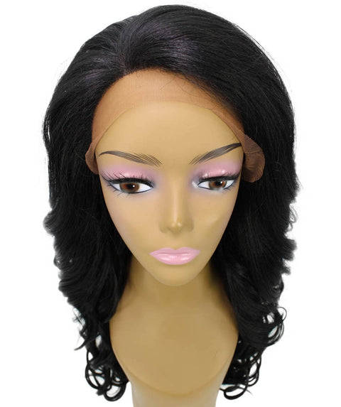 Kendra Black Wavy Lace Front Wig