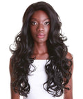 Kendra Natural Black Wavy Lace Front Wig