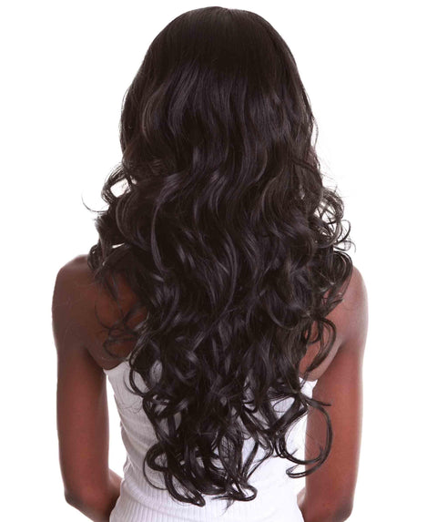 Kendra Natural Black Wavy Lace Front Wig