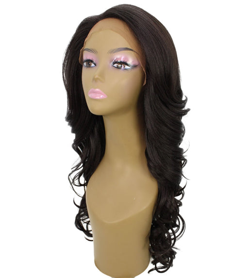 Kendra Dark Brown Wavy Lace Front Wig
