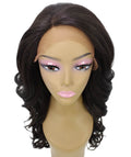 Kendra Dark Brown Wavy Lace Front Wig