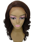 Kendra Medium Brown Wavy Lace Front Wig