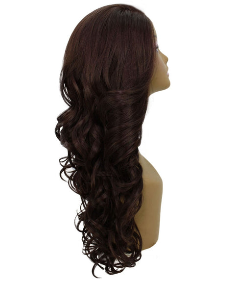 Kendra Medium Brown Wavy Lace Front Wig