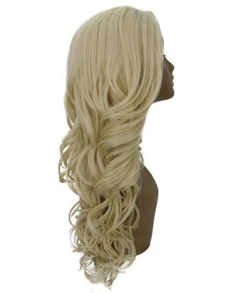 Kendra Light Blonde Wavy Lace Front Wig