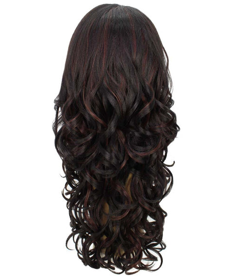 Kendra Black with Aubum Wavy Lace Front Wig
