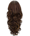 Kendra Brown with Golden Wavy Lace Front Wig