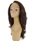 Kendra Brown with Caramel Wavy Lace Front Wig