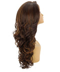 Kendra Brown with Caramel Wavy Lace Front Wig