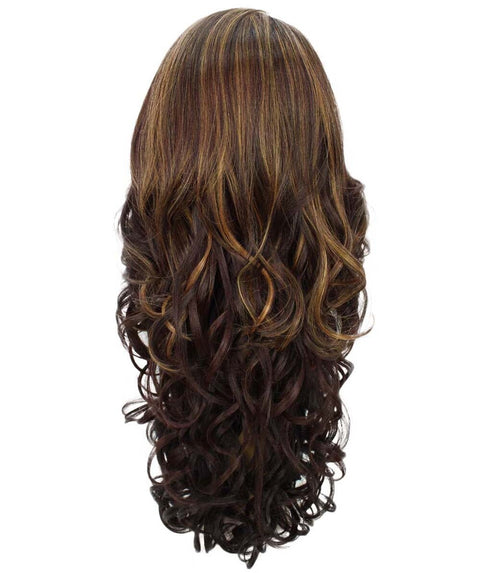 Kendra Carmel Brown Blend Wavy Lace Front Wig