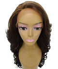 Kendra Carmel Brown Blend Wavy Lace Front Wig