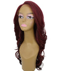 Kendra Medium Red Wavy Lace Front Wig