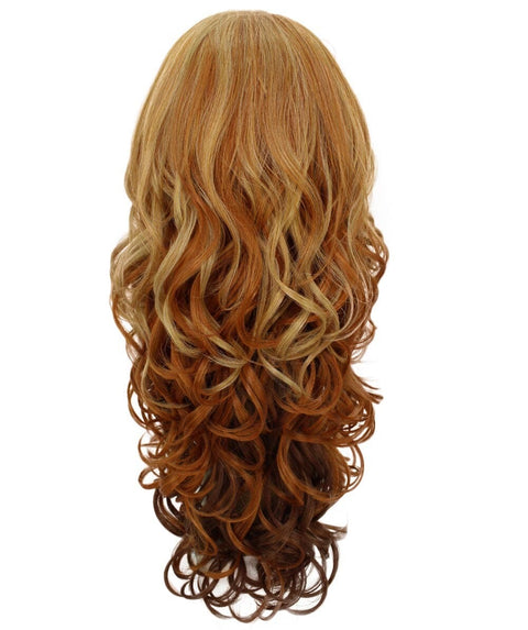 Kendra Strawberry Blonde Wavy Lace Front Wig