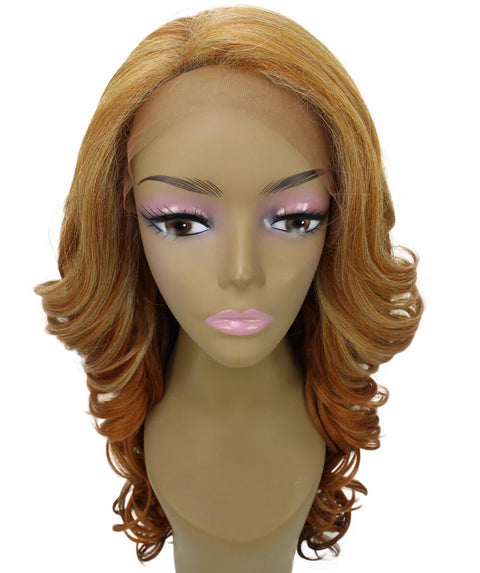 Kendra Strawberry Blonde Wavy Lace Front Wig