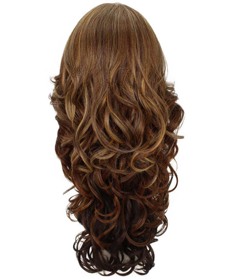 Kendra Aubum Brown Blend Wavy Lace Front Wig
