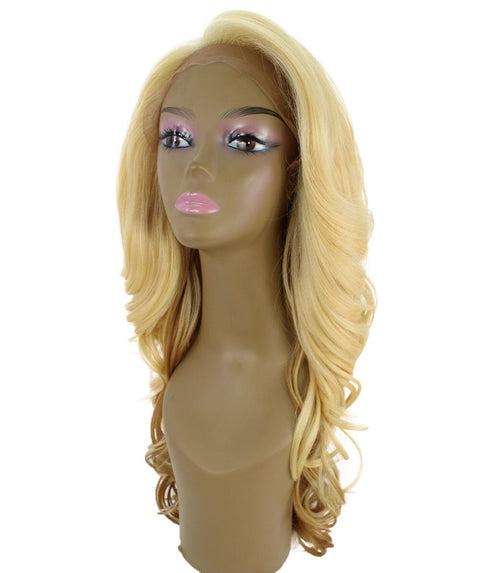 Kendra Golden Dark Blonde Wavy Lace Front Wig